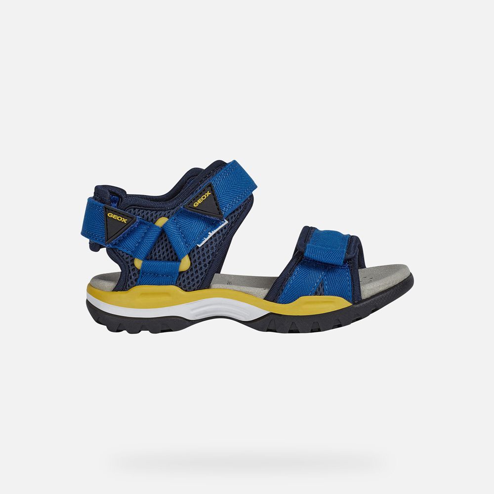 Geox Sandals Blue Borealis - Geox Boys Shoes - WLRJYV861